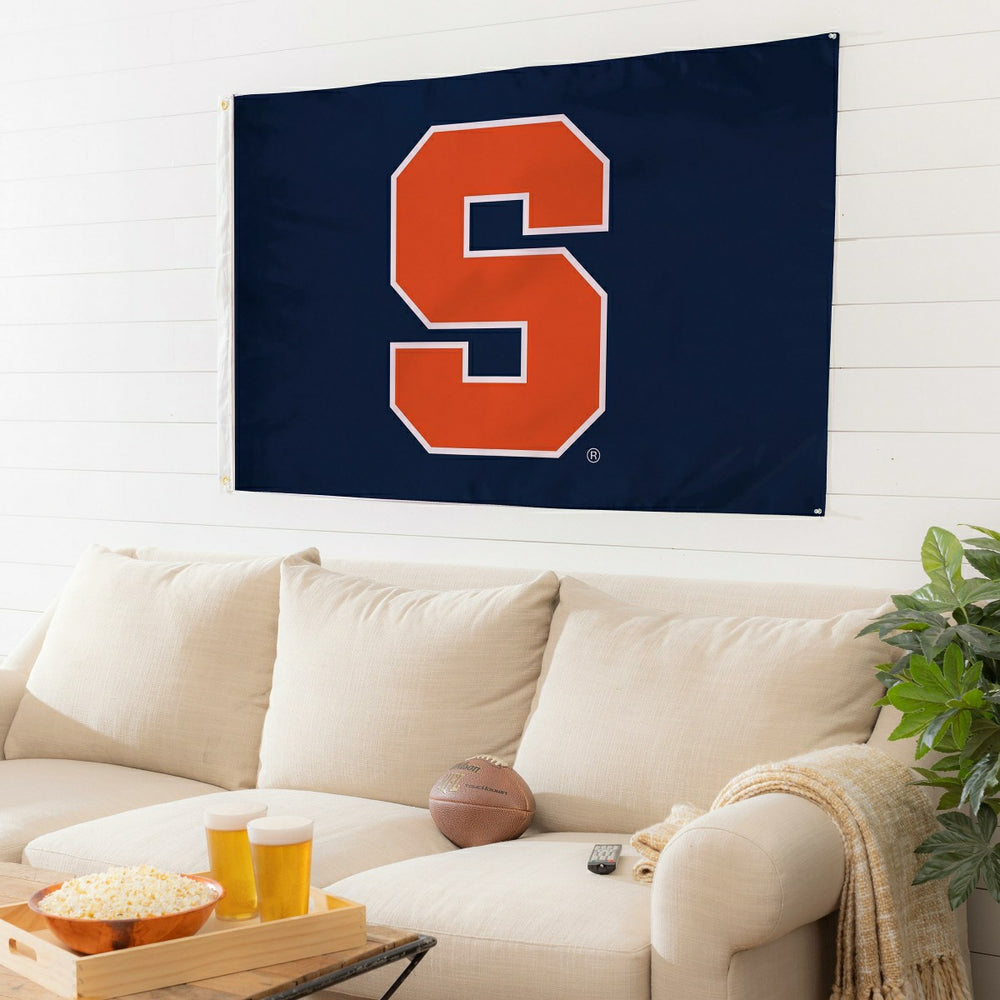 Syracuse University Single Sided Estate Flag with 2 Grommets, 3'x5'