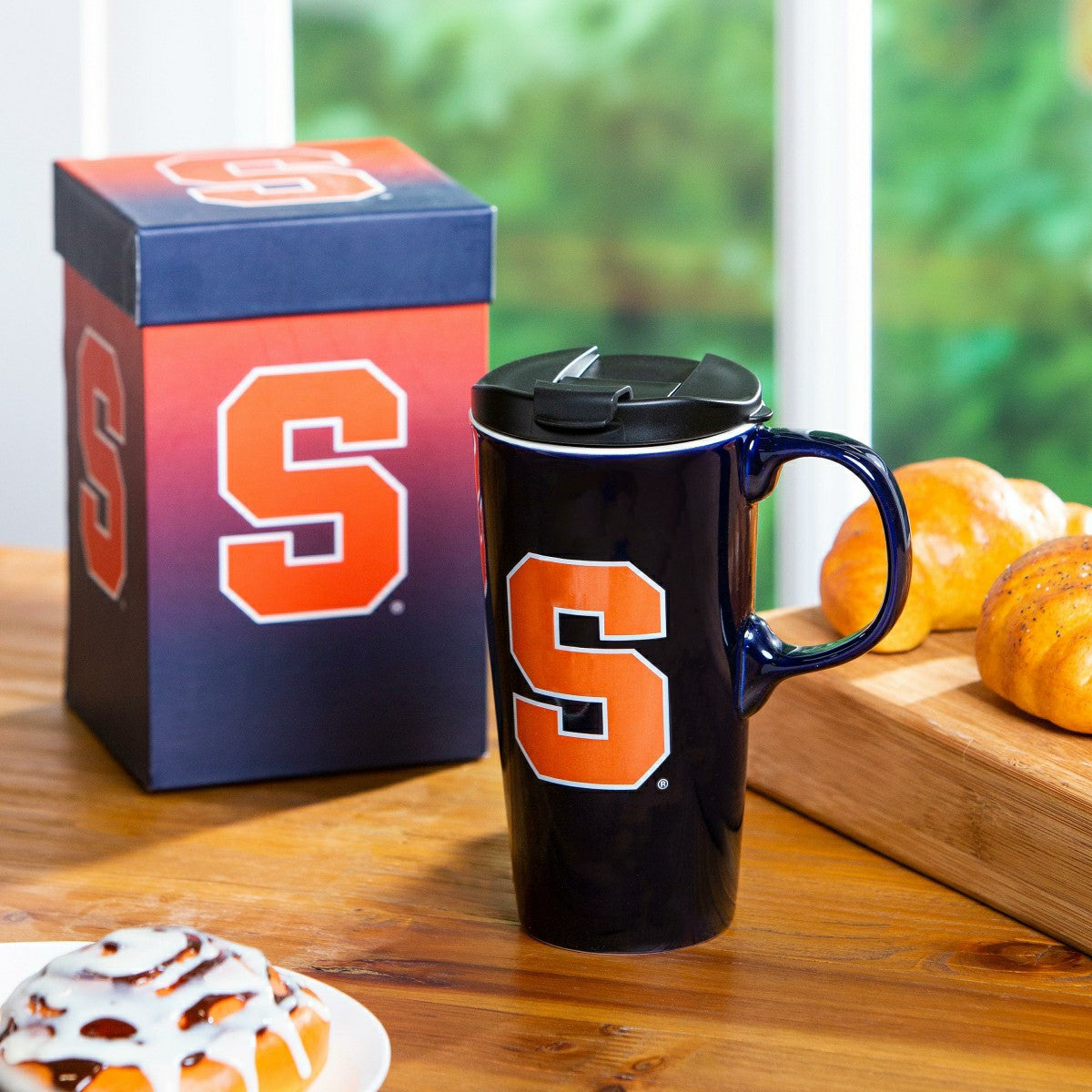 Syracuse University, 17oz Boxed Travel Latte