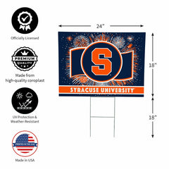 Syracuse University Yard Sign, Patriotic