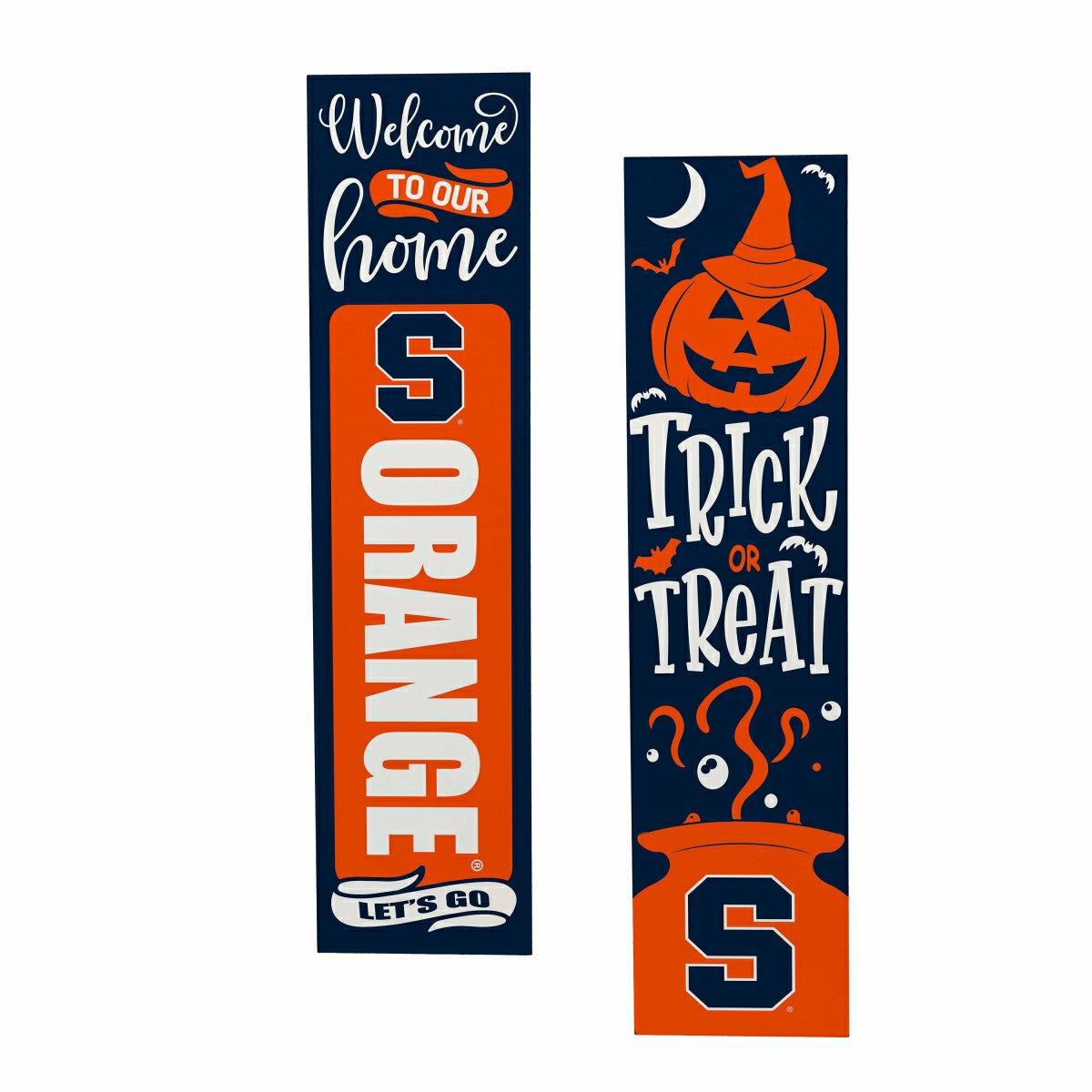 Syracuse University 47" Double Sided Leaner, Halloween