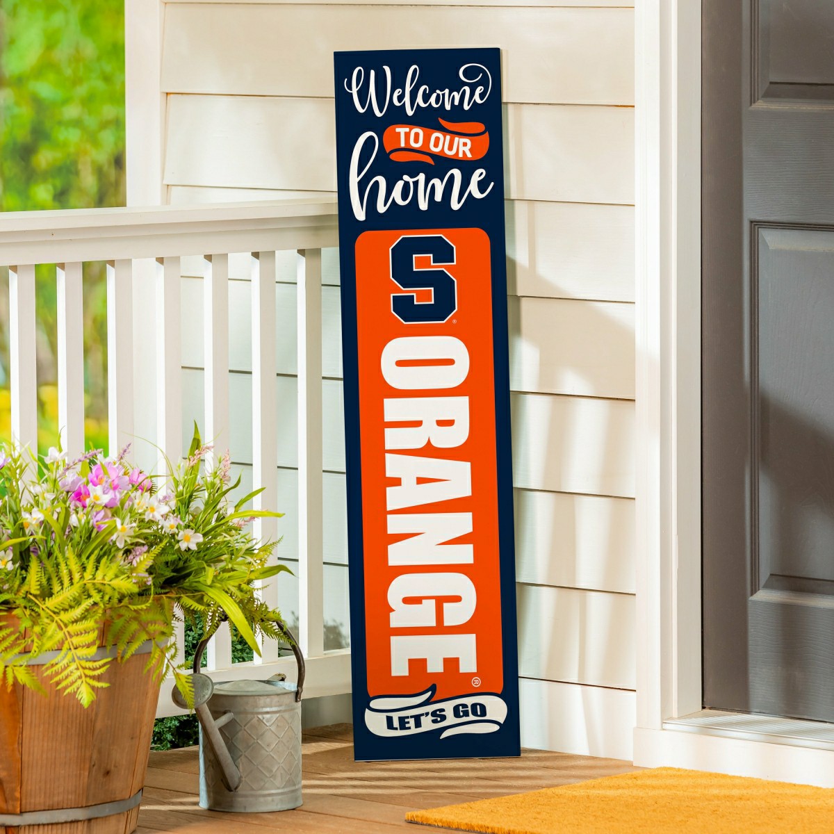 Syracuse University 47" Double Sided Leaner, Halloween