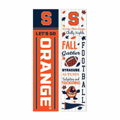 Syracuse University 46" Double Sided Leaner, Fall Seasonal