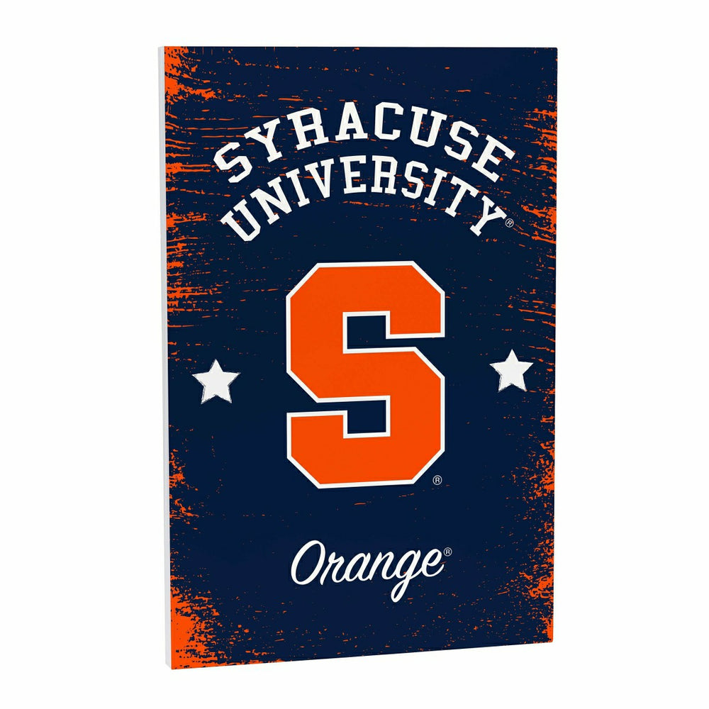 Syracuse University Wood Wall Sign, 16x24