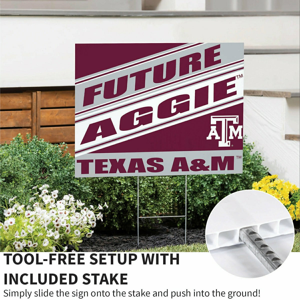 Texas A&M Coroplast Yard Sign, Future Student