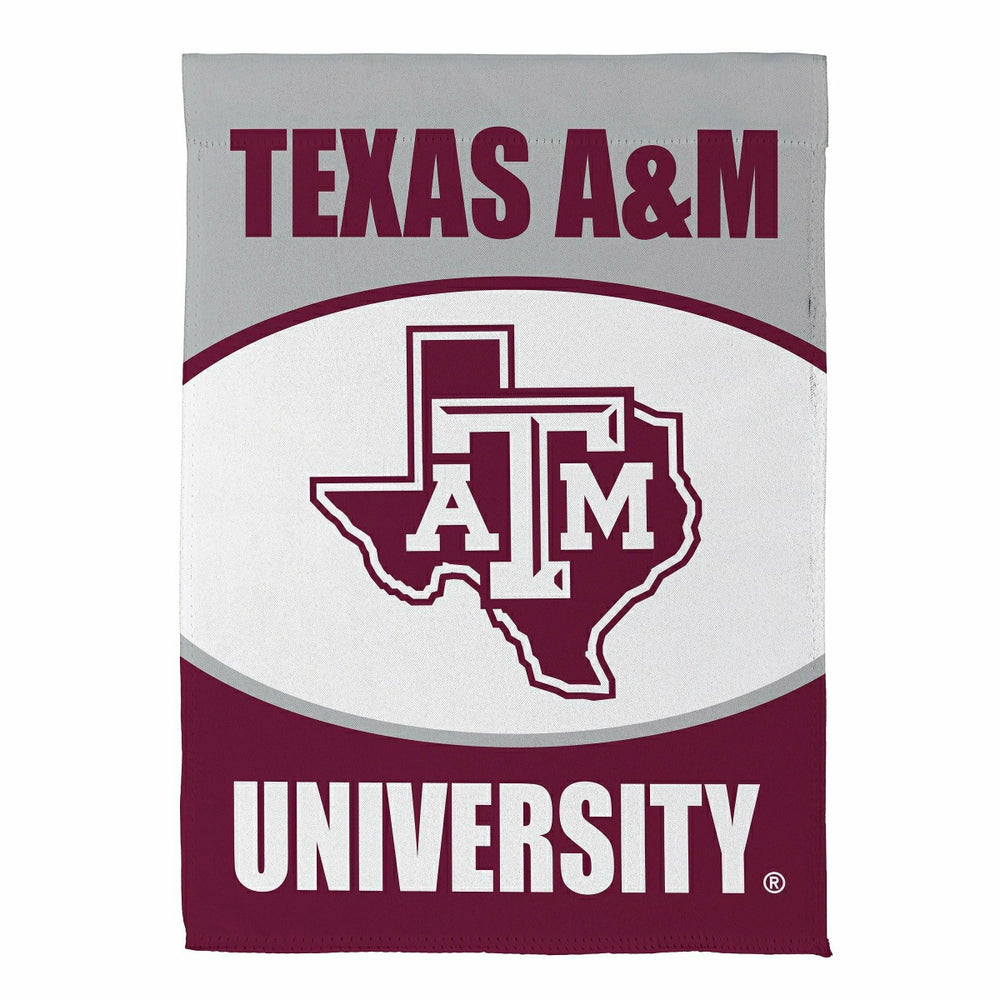 Texas A&M Suede Garden Flag