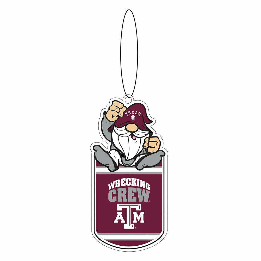 Texas A&M Gift Tag Ornament, Gnome Fan