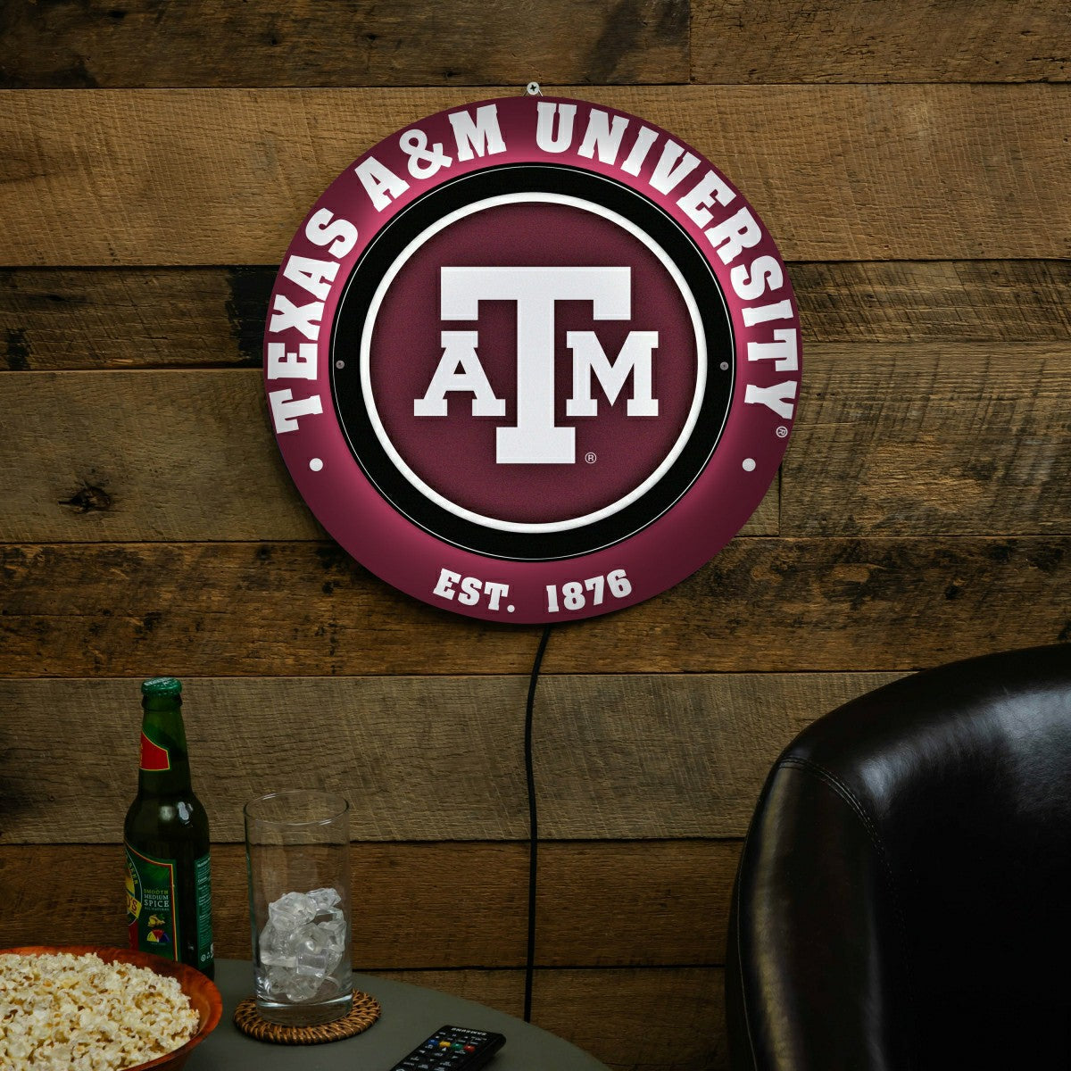 Texas A&M, Metal Lite, Round