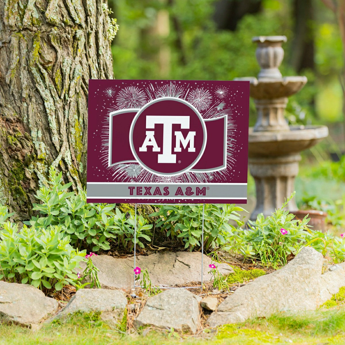 Texas A&M Yard Sign, Patriotic