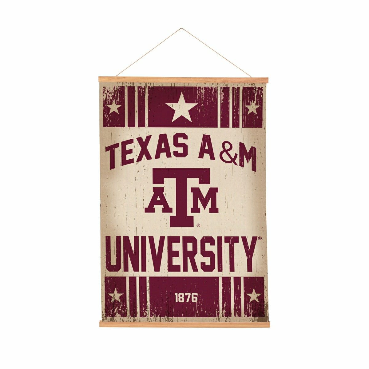 Texas A&M, Canvas Wall Tapestry, Medium, 36x24
