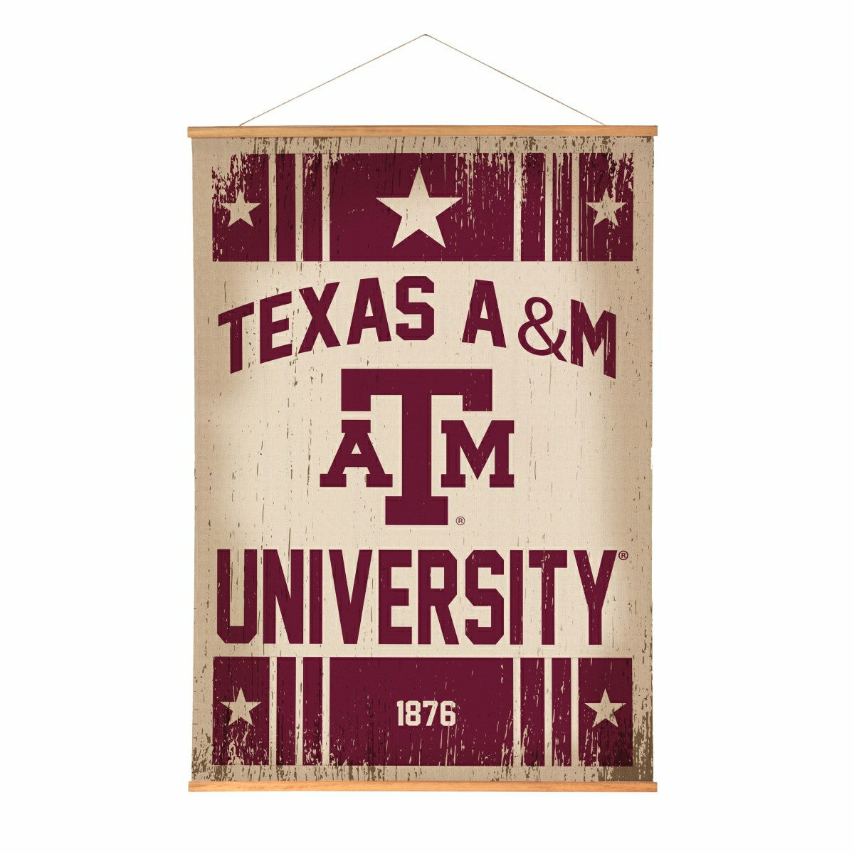 Texas A&M, Canvas Wall Tapestry, Large, 54x36