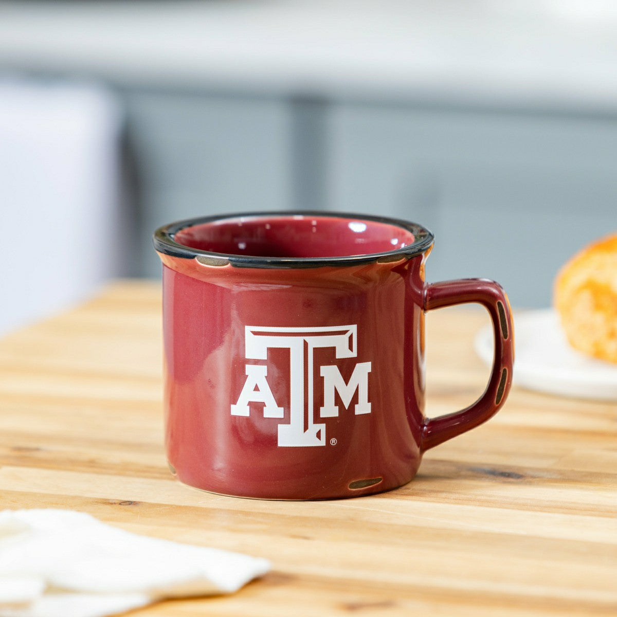 Texas A&M Ceramic Camp Cup with Enamel Finish, 14oz