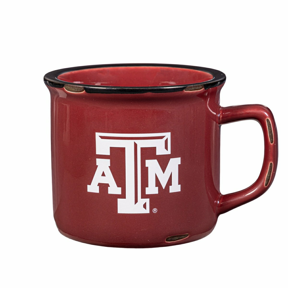 Texas A&M Ceramic Camp Cup with Enamel Finish, 14oz
