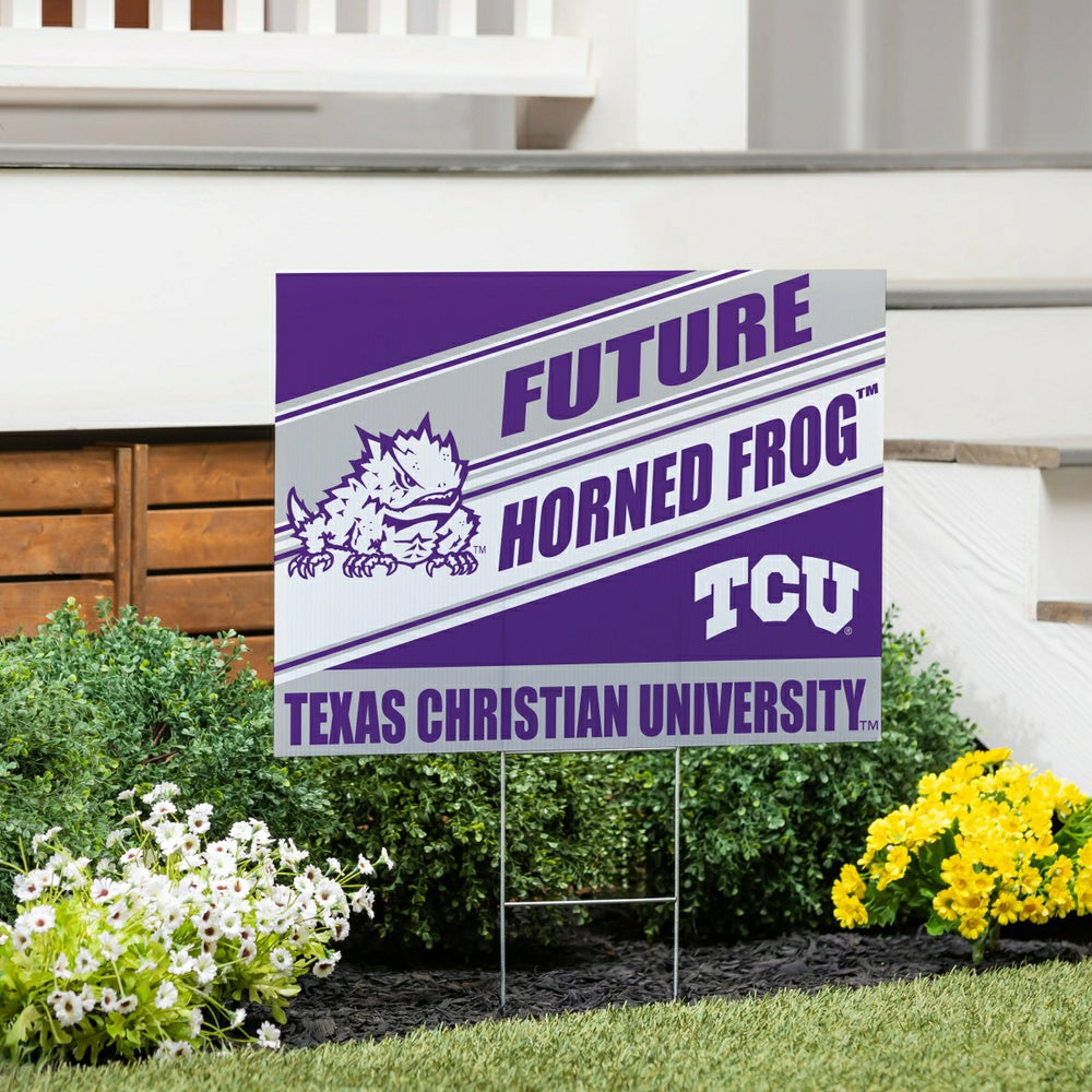 Texas Christian University Coroplast Yard Sign, Future Student