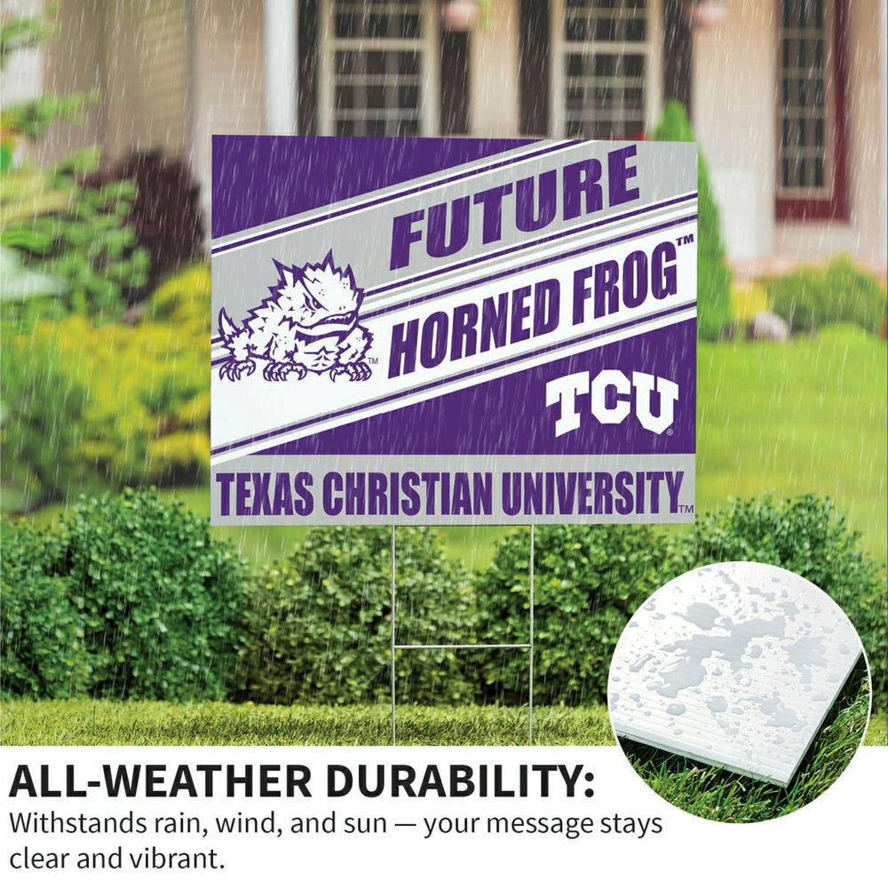 Texas Christian University Coroplast Yard Sign, Future Student