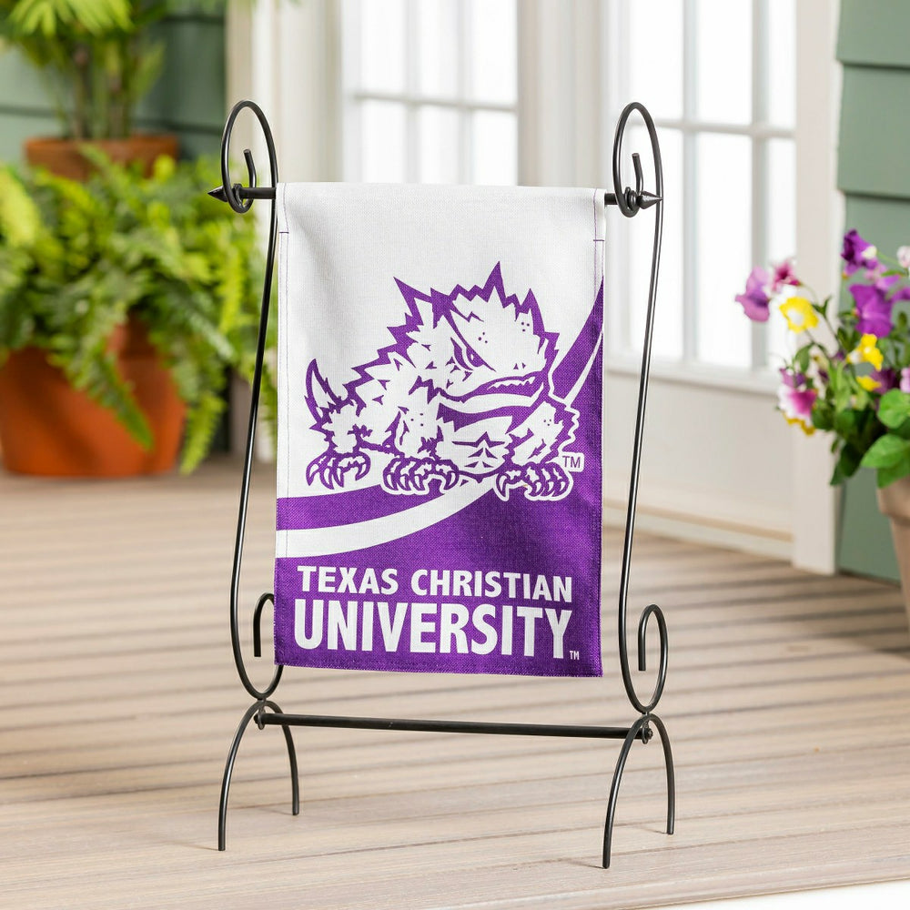 Texas Christian University Burlap Flag GDN Size