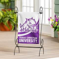 Texas Christian University Burlap Flag GDN Size