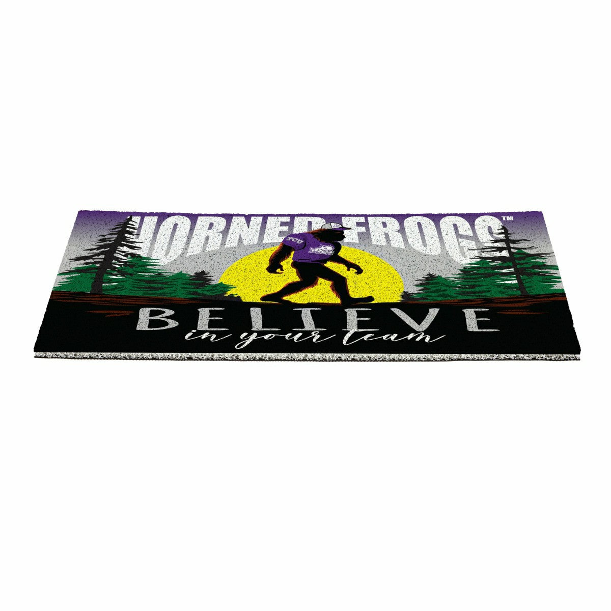 Texas Christian University Bigfoot PVC Mat, 28"x16"