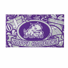Texas Christian University Holiday PVC Mat, 28"x16"