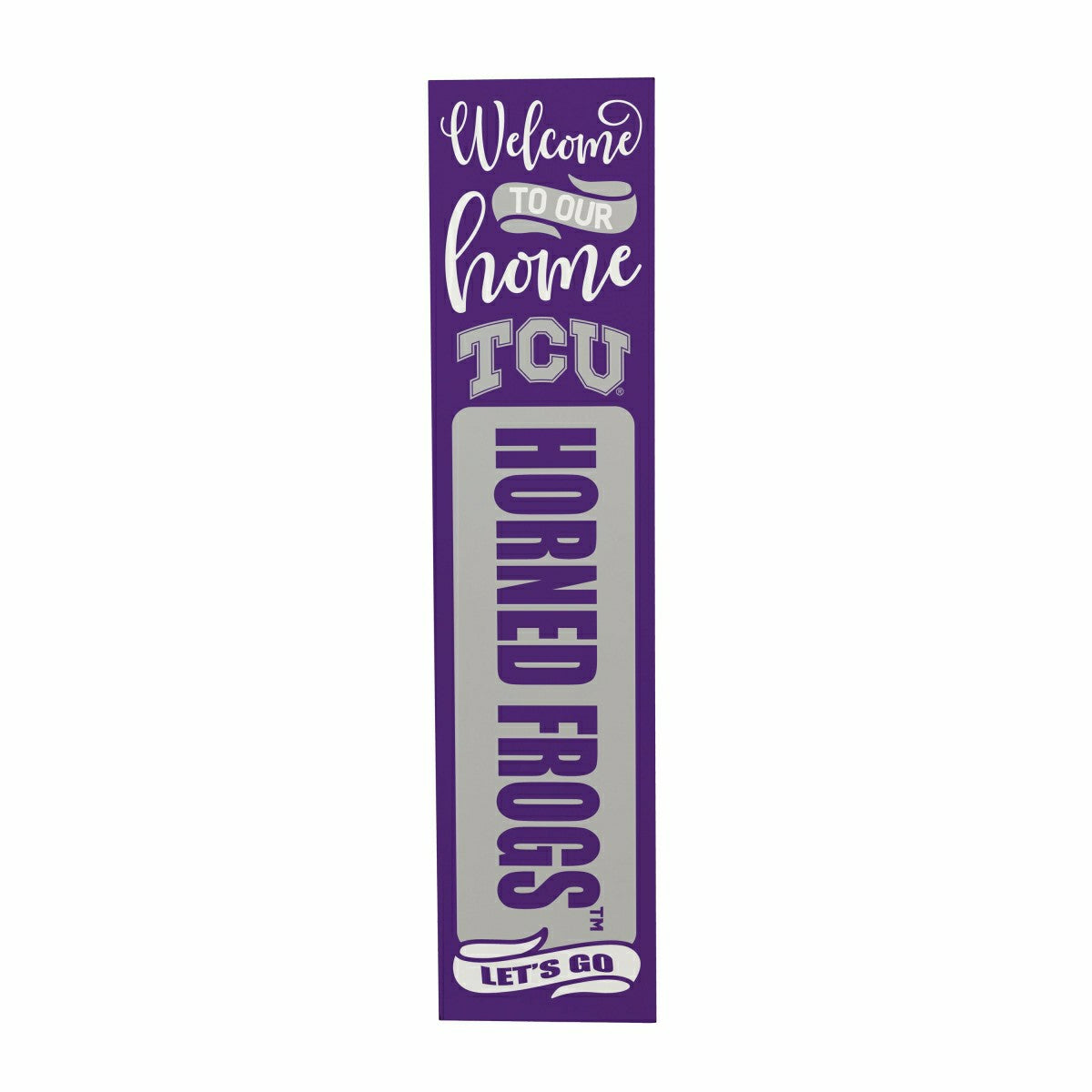 47" Double Sided Leaner, Texas Christian University, Halloween