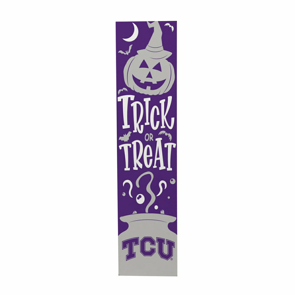 47" Double Sided Leaner, Texas Christian University, Halloween