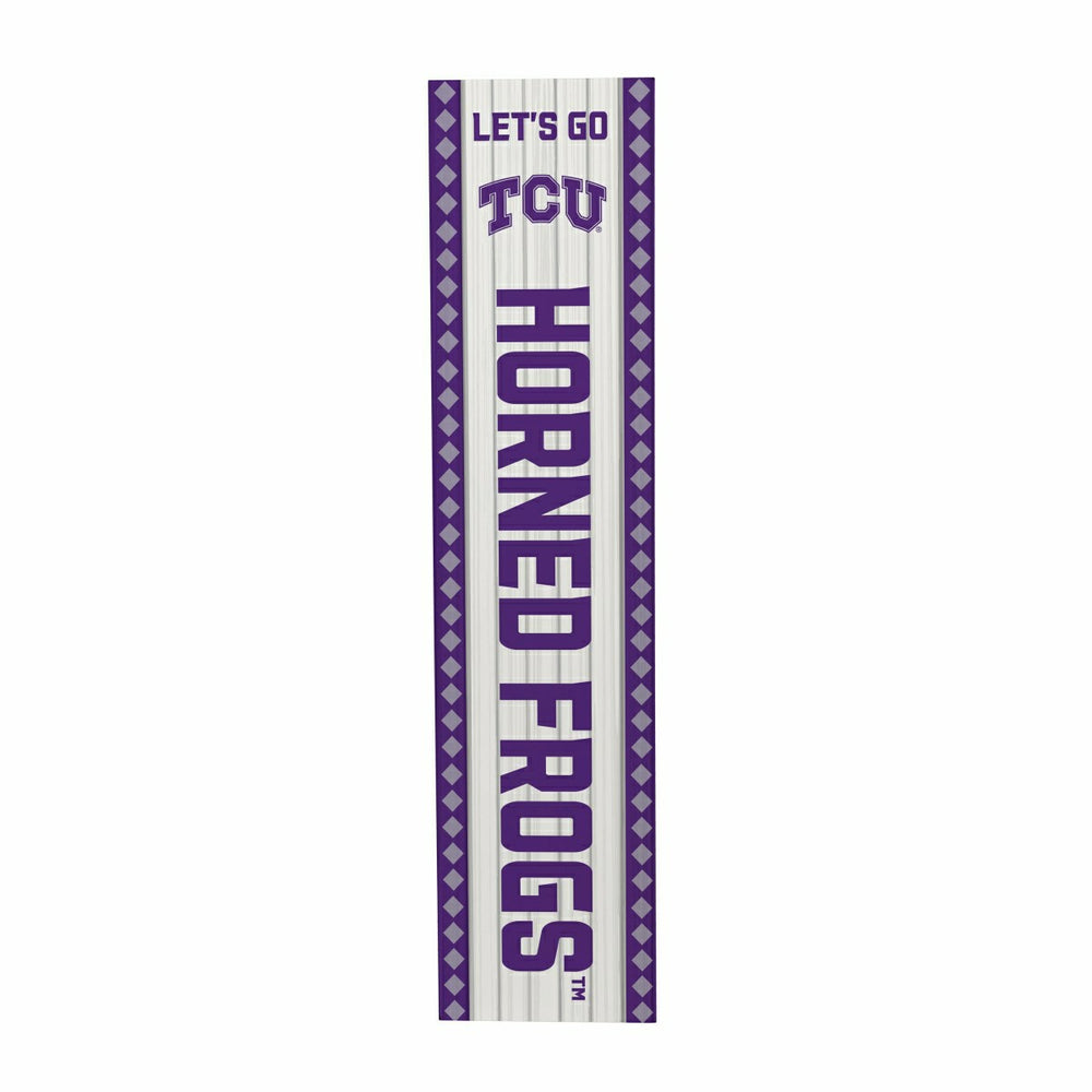 47" Double Sided Leaner, Texas Christian University, Christmas