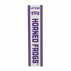 47" Double Sided Leaner, Texas Christian University, Christmas