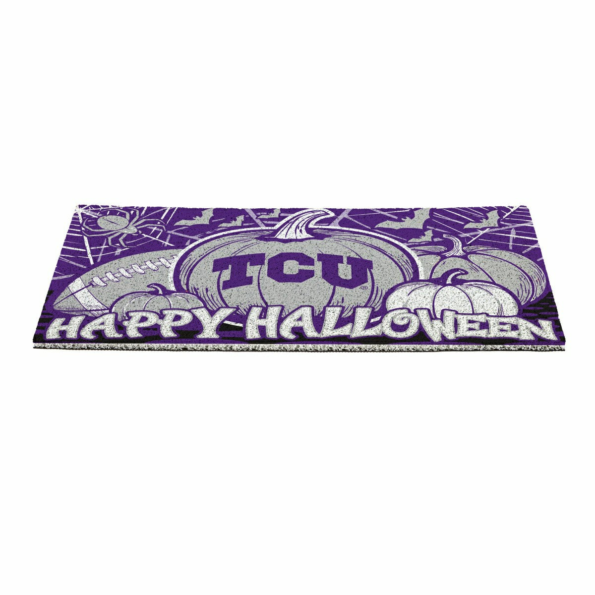 Texas Christian University Halloween PVC Mat, 28"x16"
