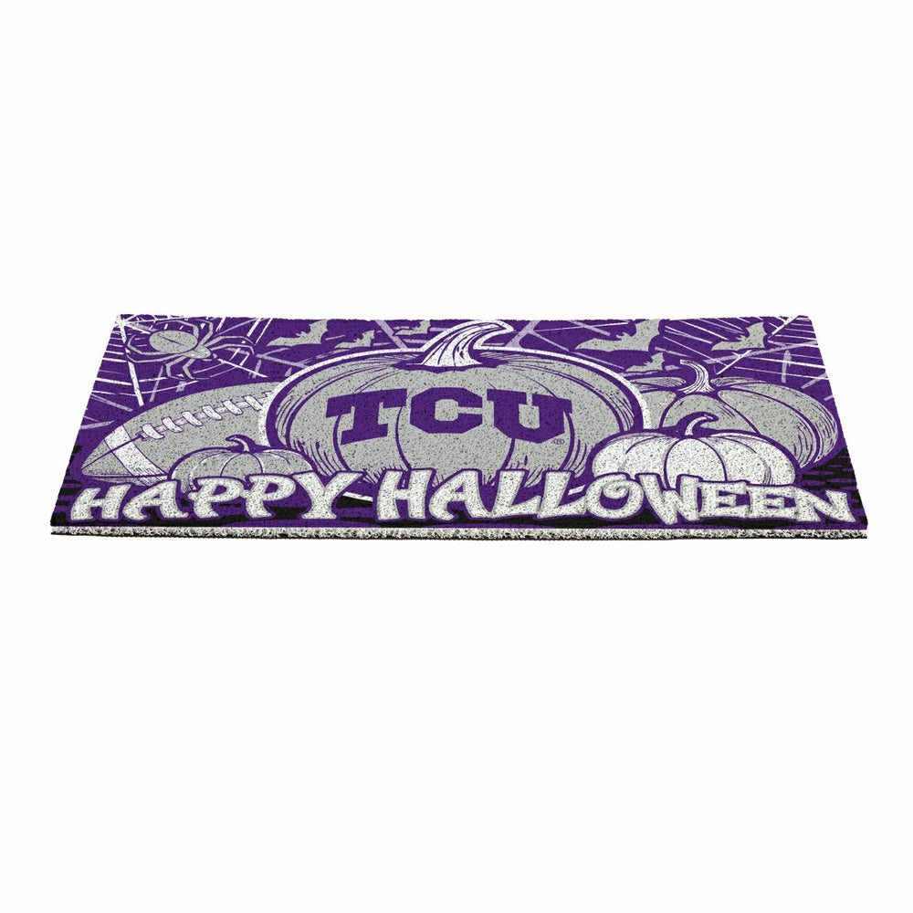 Texas Christian University Halloween PVC Mat, 28"x16"