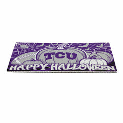 Texas Christian University Halloween PVC Mat, 28"x16"