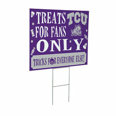 Texas Christian University Yard Sign, Halloween Treats for Fans