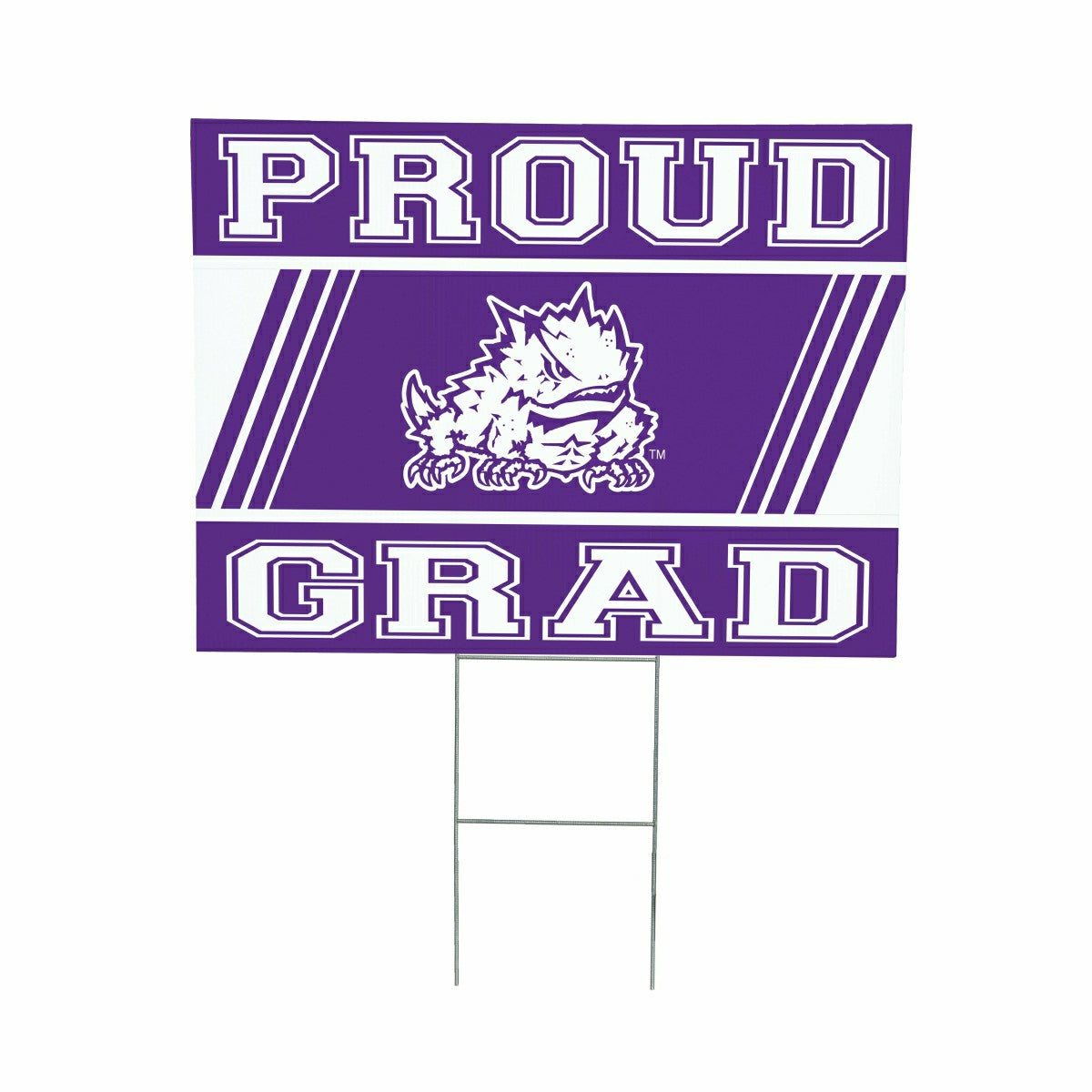 Texas Christian University Coroplast Yard Sign Graduate