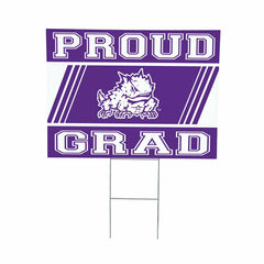 Texas Christian University Coroplast Yard Sign Graduate