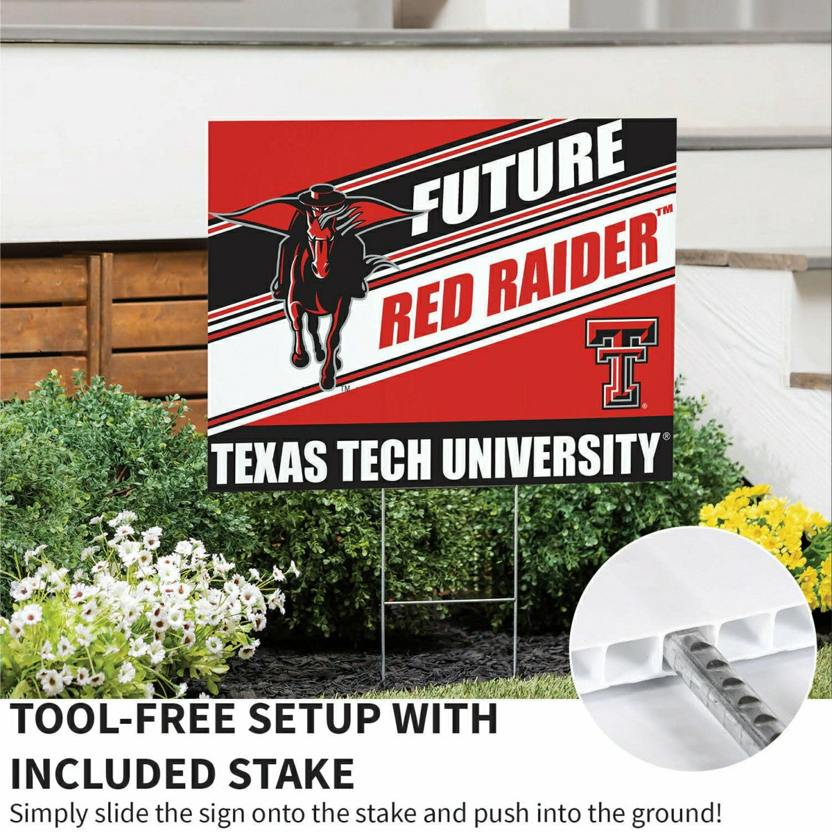 Texas Tech University Coroplast Yard Sign, Future Student