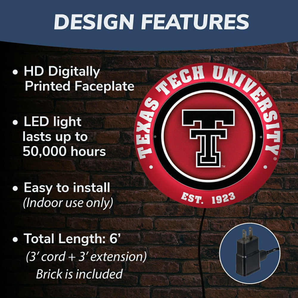 Texas Tech University, Metal Lite, Round