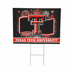 Texas Tech University Yard Sign, Patriotic