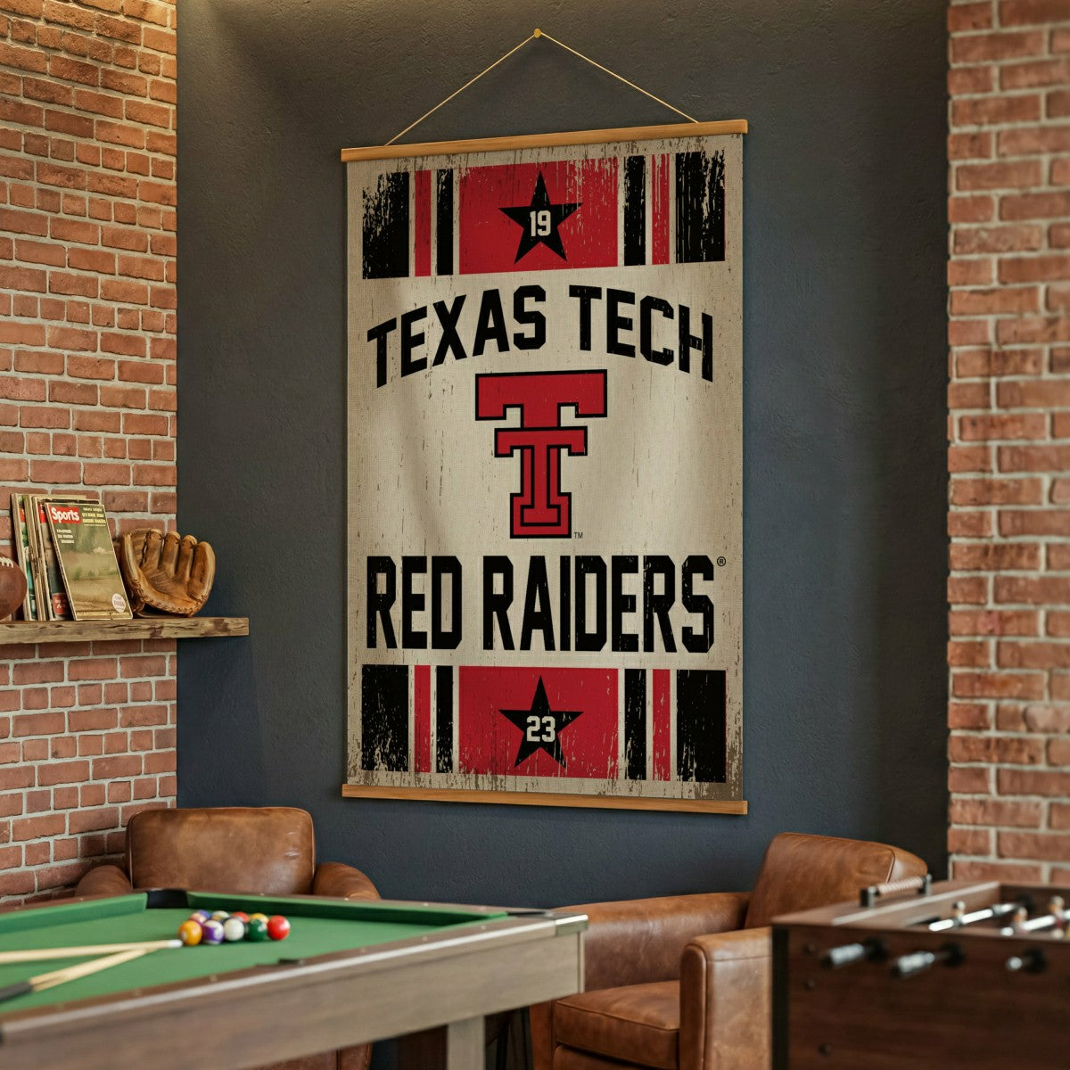 Texas Tech University, Canvas Wall Tapestry, Large, 54x36