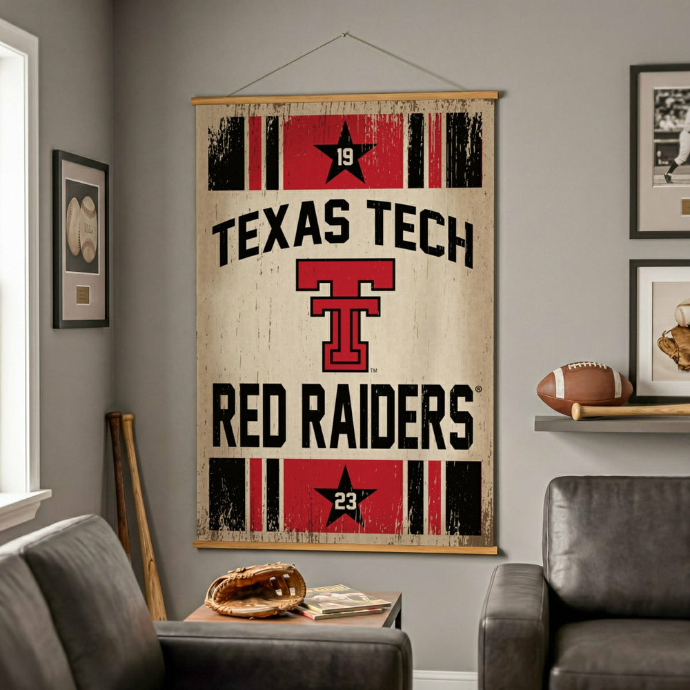 Texas Tech University, Canvas Wall Tapestry, Large, 54x36
