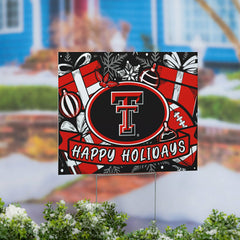 Texas Tech University Yard Sign, Holiday