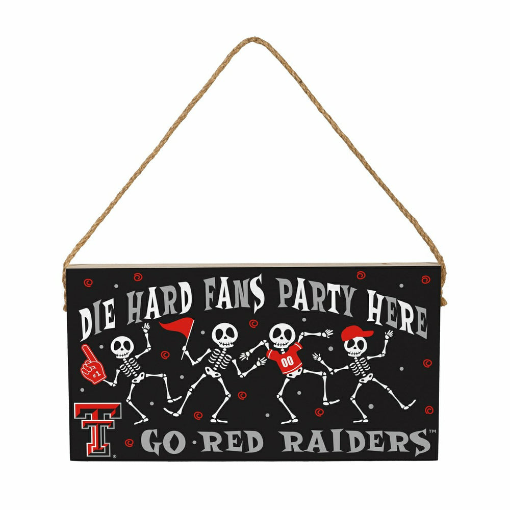 Texas Tech University Halloween Wood Wall Sign, 6x11