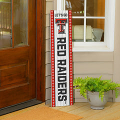 47" Double Sided Leaner, Texas Tech University, Christmas