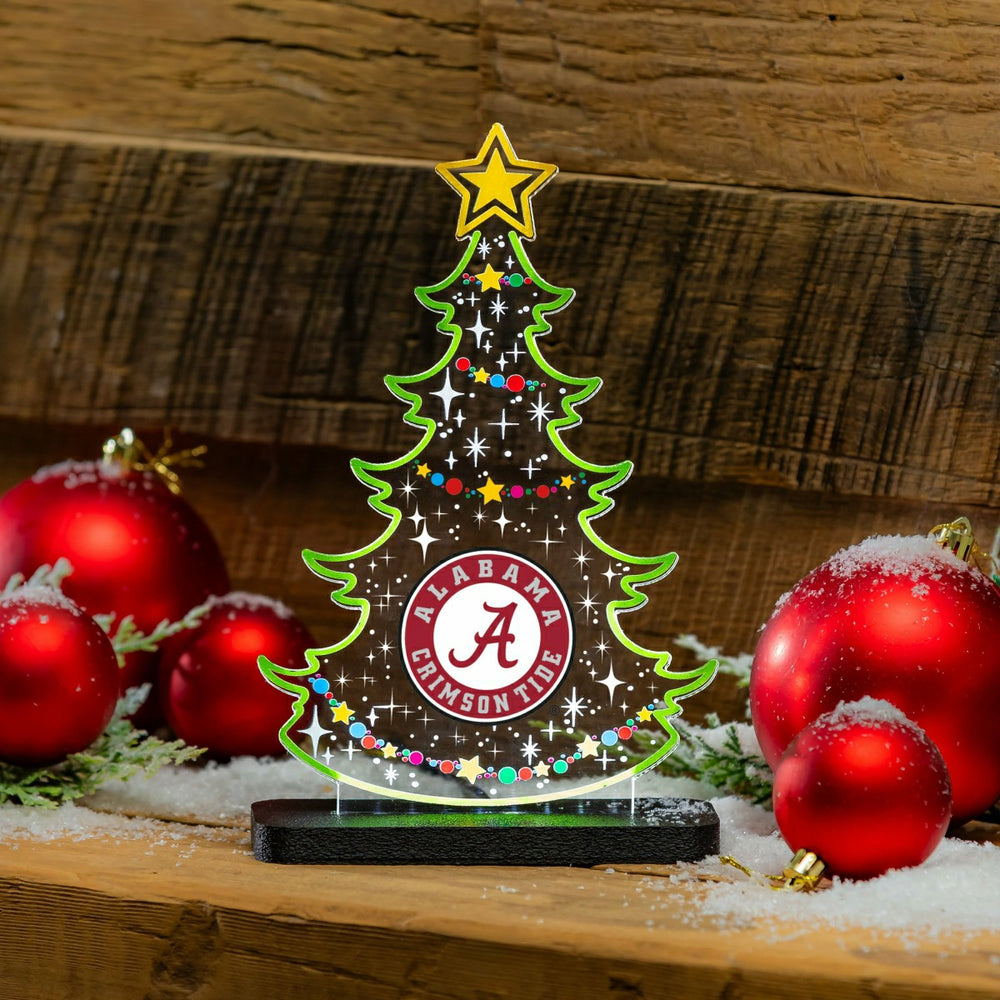 University of Alabama College Holiday Tree Desklite LED Decor