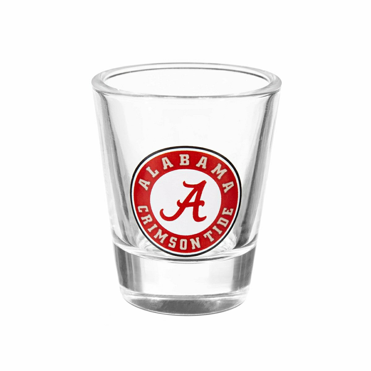 University of Alabama 4-Piece Ceramic and Glass 2oz. Shot Glass Set