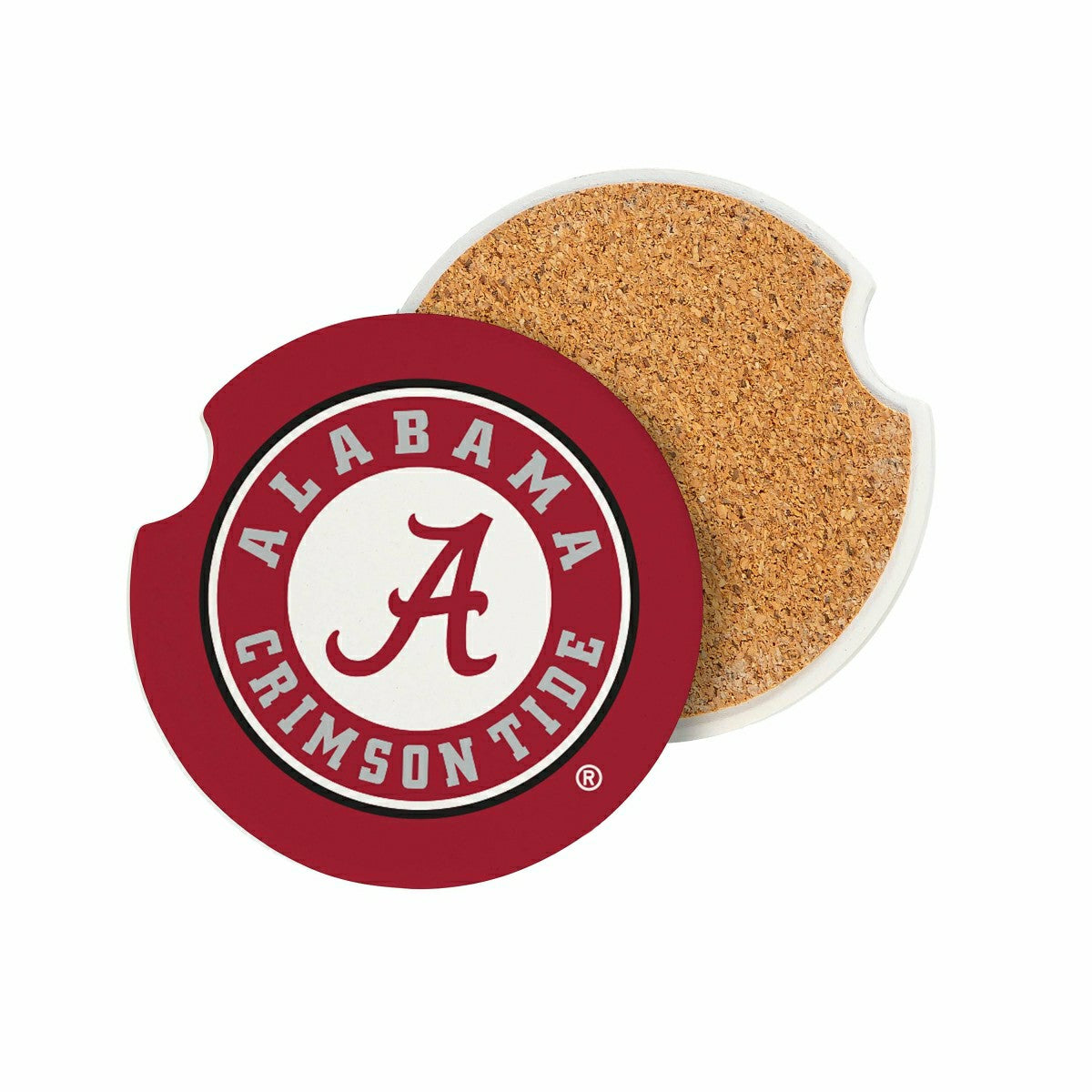 University of Alabama Car Coaster Set, 2pc