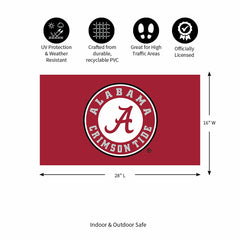 Full Color PVC Mat, 16" x 28", University of Alabama
