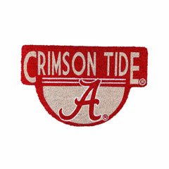 NCAA Team Shaped Coir Door Mat, Alabama Crimson Tide