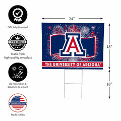 University of Arizona Yard Sign, Patriotic