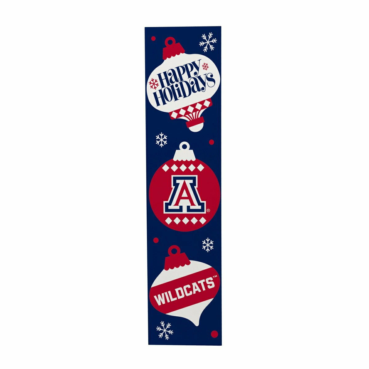 University of Arizona 47" Double Sided Leaner, Christmas