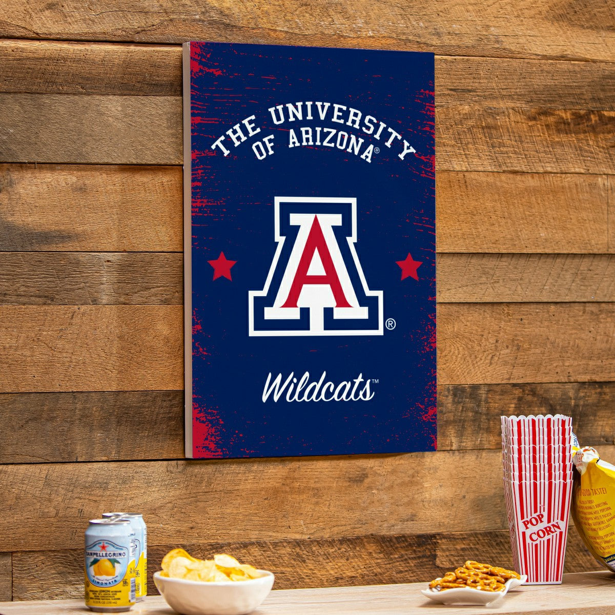 University of Arizona Wood Wall Sign, 16x24