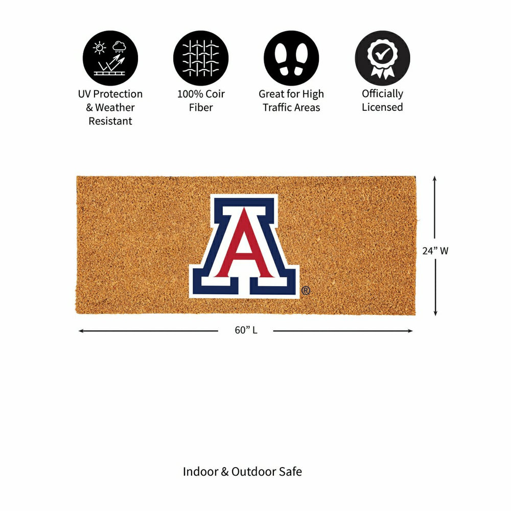 University of Arizona Extra Large Full Color Coir Mat, 60"x24"