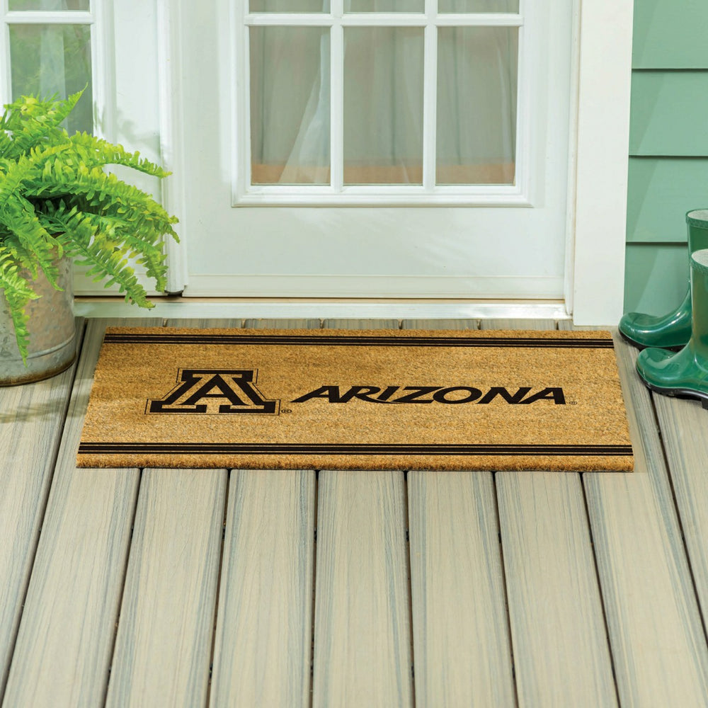 University of Arizona Large One Color Coir Mat, 36"x24"